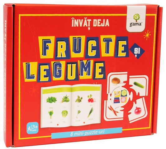 Învăț deja fructe și legume - Board book - Gama
