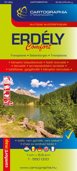 Harta rutiera Transilvania Comfort - Paperback - *** - Cartographia Studium