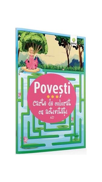 Carte de colorat cu activități. Povești (3-5 ani) - Gama