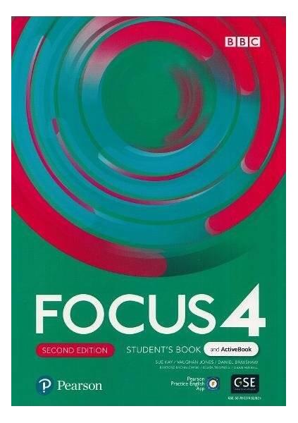 Focus 4 Student's Book and ActiveBook, 2nd edition (B2) - Pearson