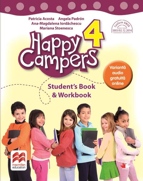 Happy campers - clasa a IV-a - Ana-Magdalena Iordăchescu, Angela Padron, Mariana Stoenescu, Patricia Acosta - Litera