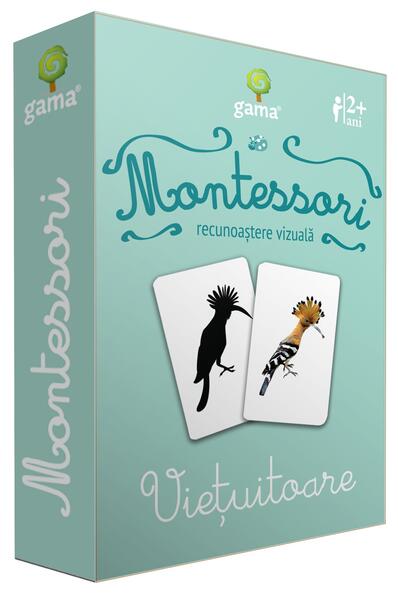 Vieţuitoare. Cărţi de joc Montessori - Board book - Gama