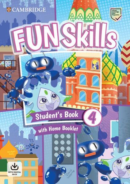 Fun Skills Level 4 Student's Book and Home Booklet with Online Activities - Emily Hird , David Valente - Art Klett