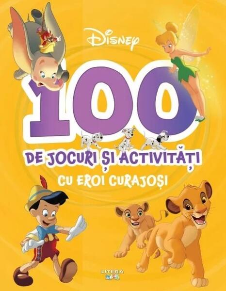 Disney. 100 de jocuri și activități cu eroi curajoși - Disney - Litera mică