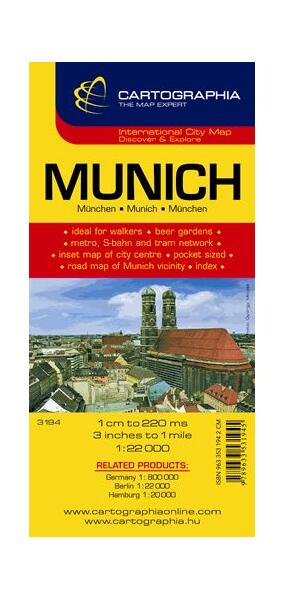 Hartă rutieră Munchen - Cartographia Studium