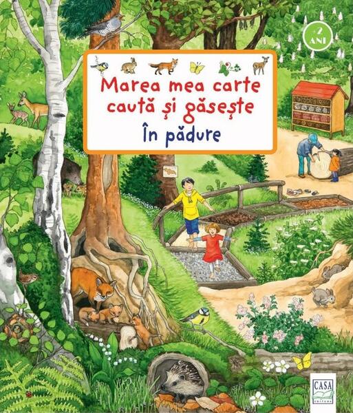 Marea mea carte caută și găsește - În pădure - Board book - Susanne Gernhäuser - Casa