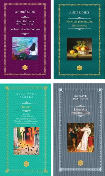 Pachet RAO Clasic 3 - Hardcover - André Gide, Gabriel García Márquez, Gustave Flaubert, Jean-Paul Sartre - RAO