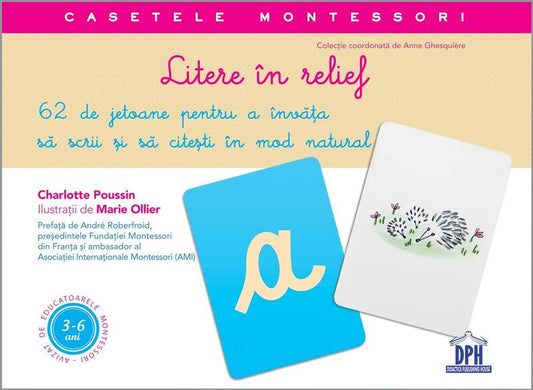 Litere în relief. Casetele Montessori - Charlotte Poussin - Didactica Publishing House