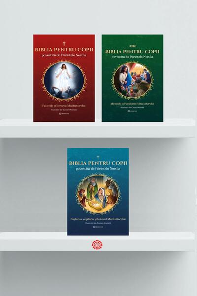 Pachet  Biblia pentru copii - Paperback brosat - Parintele Constantin Necula - Bookzone