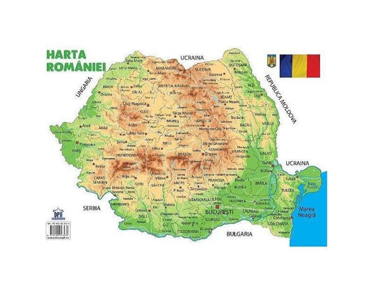 Plansa. Harta Romaniei - Paperback - *** - Didactica Publishing House