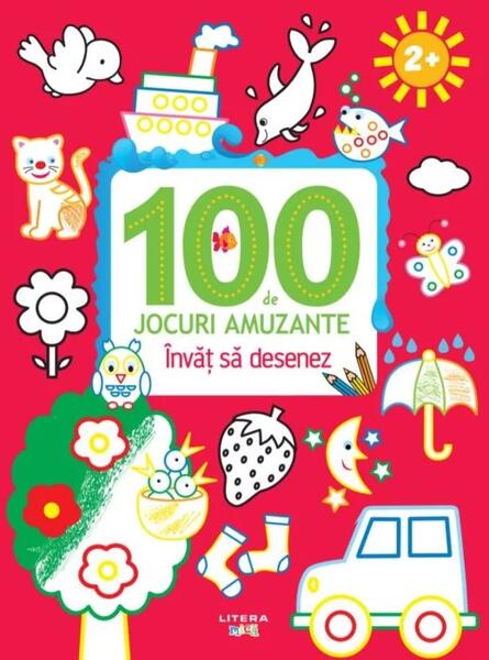 100 de jocuri amuzante. Învăț să desenez - Litera mică