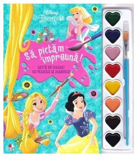Prințese. Să pictăm împreună! - Litera mică