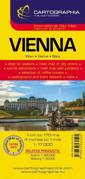 Hartă rutieră Viena - Cartographia Studium