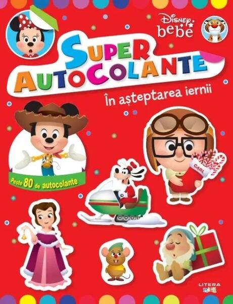 Disney bebe. Super Autocolante. În așteptarea iernii - Disney - Litera mică