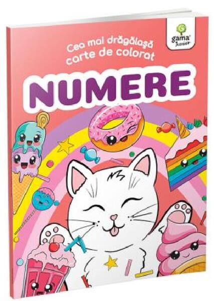 Cea mai drăgălașă carte de colorat. Numere - Gama Junior