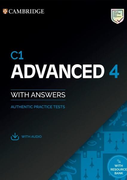 C1 Advanced 4 Student's Book with Answers with Audio with Resource Bank Authentic Practice Tests - Paperback brosat - Cambridge