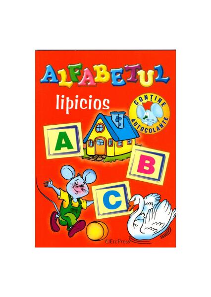 Alfabetul lipicios. Conține 90 de autocolante - Erc Press