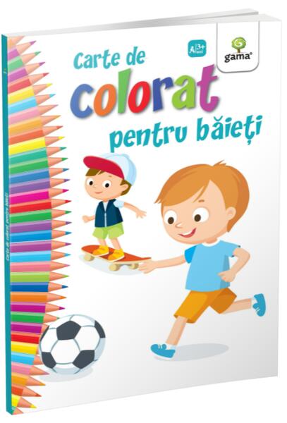 Carte de colorat pentru băieți - Gama