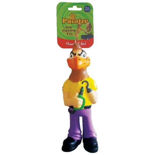 Jucarie Paiatze Dog Funny Chiken Latex, 25 cm