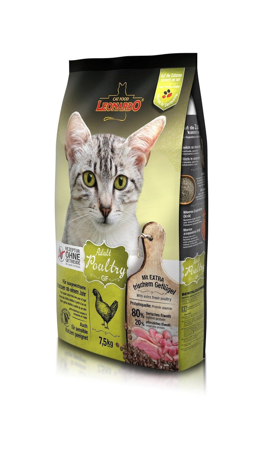 Leonardo Cat Adult Grain Free Pasare, 7.5 kg