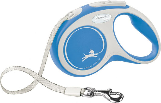 Lesa Flexi Comfort Banda S: 5m/15kg, Albastru 213402