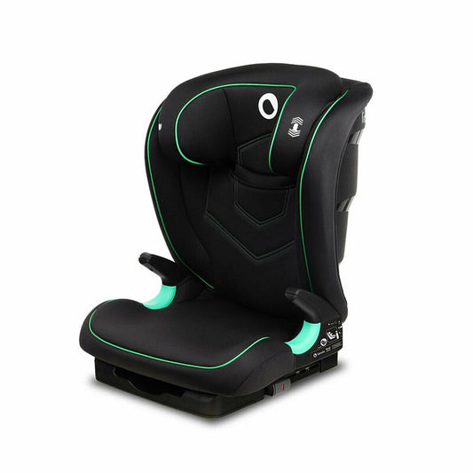 Scaun auto i-Size, Lionelo, Neal, Spatar reglabil in3 pozitii, Tetiera in 14 pozitii, Suport sticla inclus, 15-36 Kg, 100-150 cm, Cu Isofix, Conform ECE R129, Negru