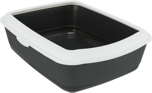 Litiera  37x15x47 cm Gri cu Alb 40184