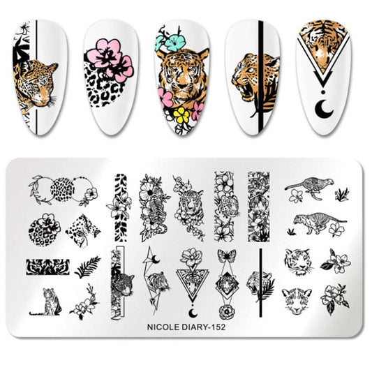 Matrita Metalica Pentru Decor Unghii Nd-152 - Nd-152