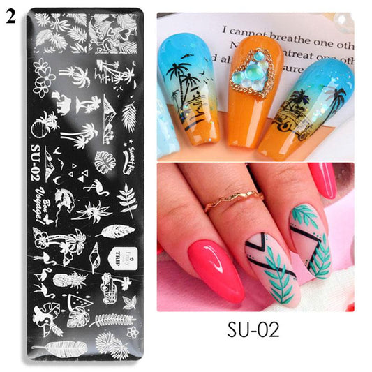 Matrita De Unghii Pentru Stampila Summer Trends Su-02 - Su-02