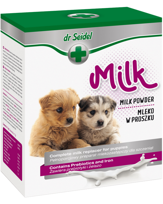 Lapte praf pentru caini, Dr. Seidel, 300 g