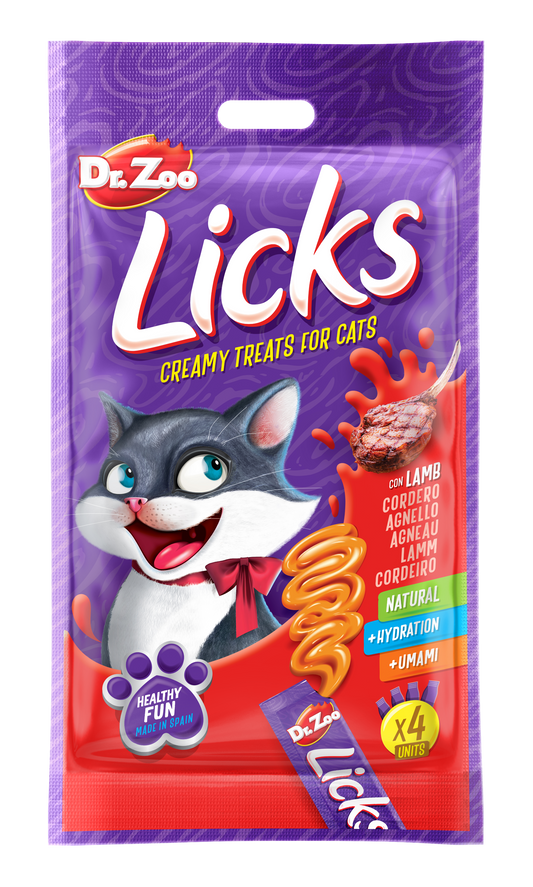 Dr Zoo Licks, recompense pisici, Miel, 4x15 g