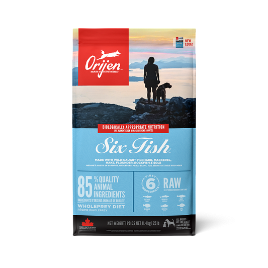 Orijen Dog 6 Fish, 11.4 kg