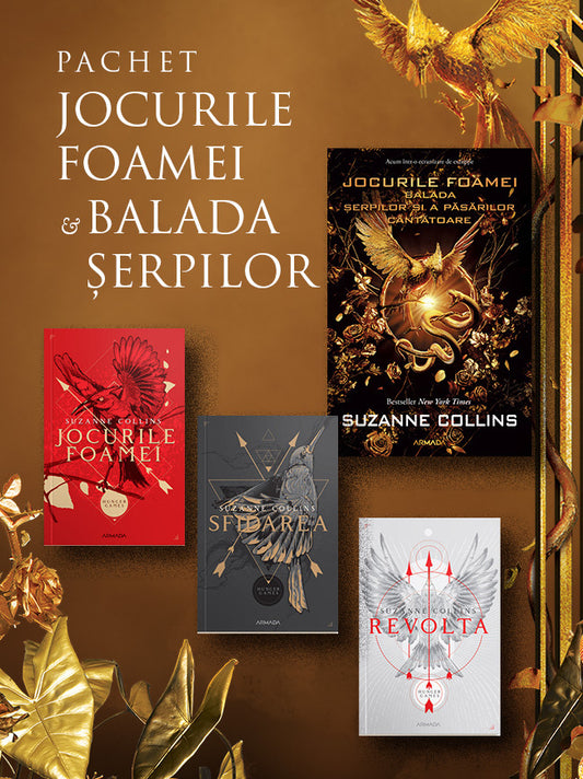 Pachet Jocurile Foamei 3 vol. + Balada șerpilor și a păsărilor cântătoare