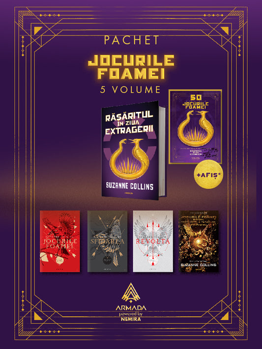 Pachet Jocurile Foamei 5 vol. + AFIȘ