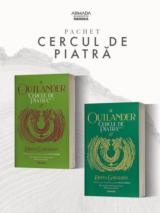 Pachet Cercul de piatră 2 vol. (Seria OUTLANDER partea a III-a ed.2020)