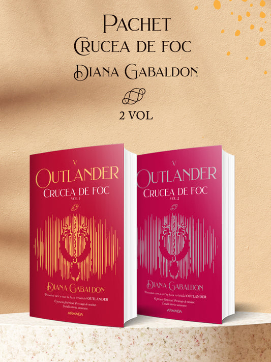 Pachet Crucea de foc 2 vol. (Seria OUTLANDER partea a V-a ed. 2021)