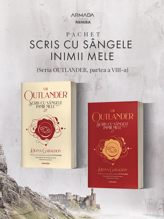 Pachet Scris cu sângele inimii mele 2 vol. (Seria OUTLANDER partea a VIII-a)