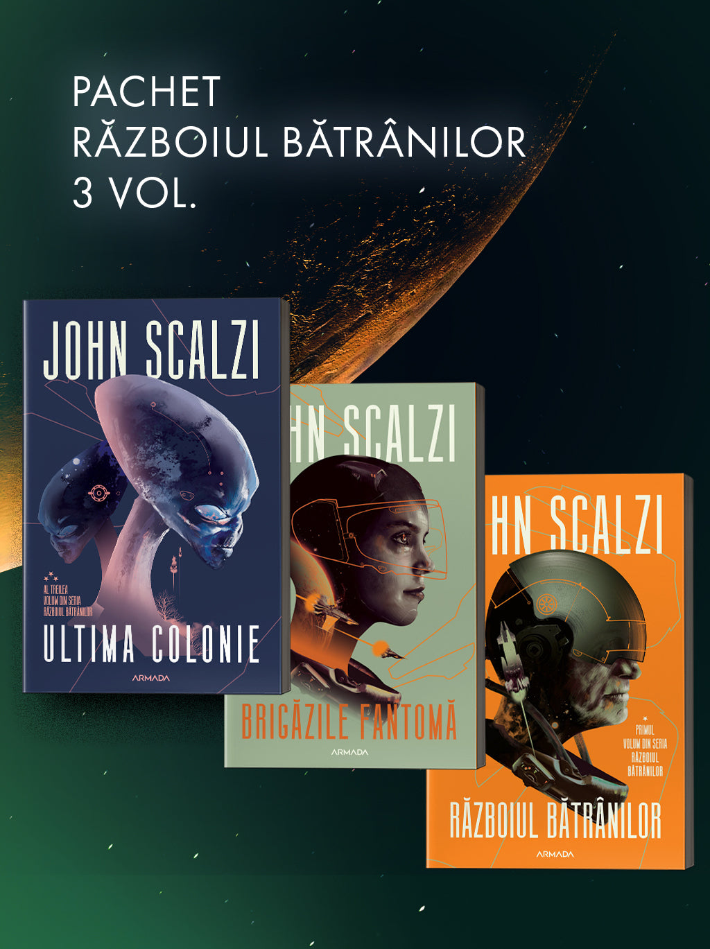 Pachet Seria RĂZBOIUL BĂTRÂNILOR 3 vol. - John Scalzi - John Scalzi