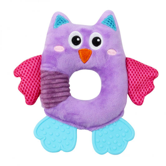 Pawise Jucarie Plus in Forma de Bufnita, 16 cm