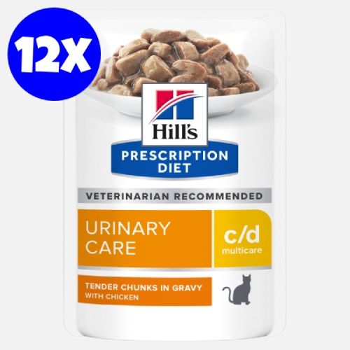 Hill's Prescription Diet Feline c/d Chicken, 12x85 g