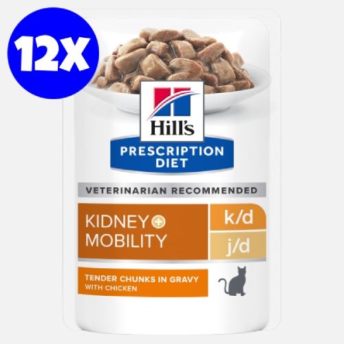 Hill's Prescription Diet Feline k/d & j/d, 12x85 g