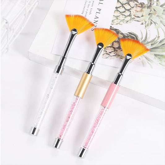 Pensula Evantai Pentru Aplicare Sclipici/Pigment - Pu15