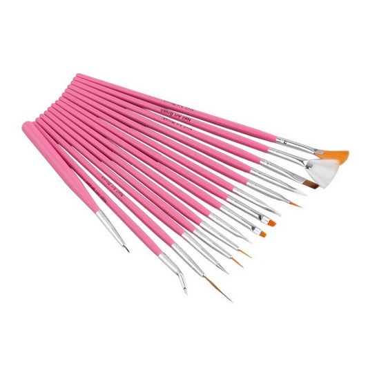 Pensule Set 15 Buc Diverse Culori - Nbs15