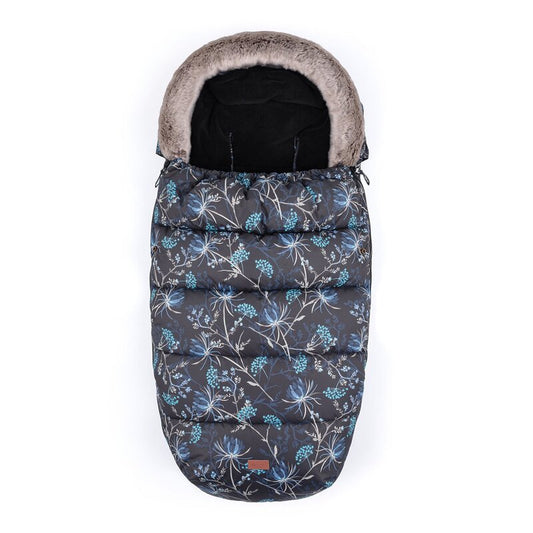 Sac de iarna, Petite&Mars, Comfy, 4 in 1, Impermeabil,Cu blanita si interior din fleece, Universal, Pentru carucior, 100 x 55 cm, Albastru