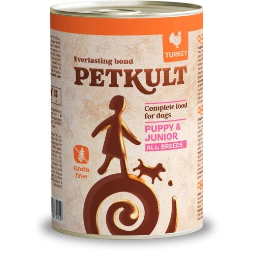 Petkult Dog Junior Curcan, 400 g
