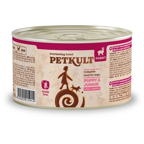 Petkult Dog Mini Junior Iepure, 185 g