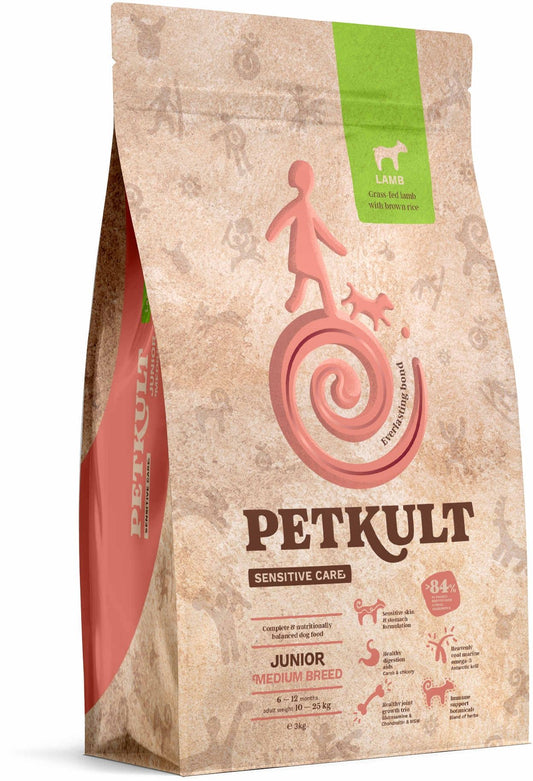 Petkult Sensitive Junior Medium, 12 kg