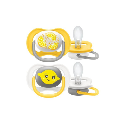 Suzete set, Philips Avent ortodontice, Ultra Air Neutral, 2 buc, 6-18 luni, Lamaie