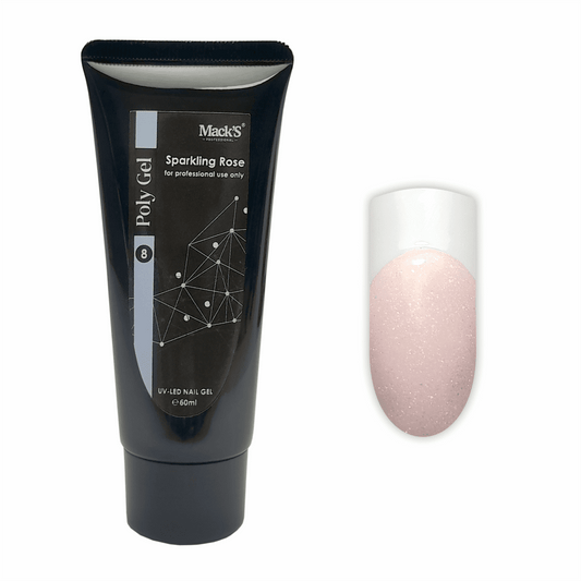Polygel Sparkling Rose Macks 60Gr - P-Sr60