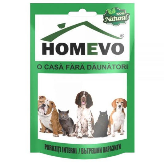 Homevo Paraziti Interni 50G solutie naturala caini pisici
